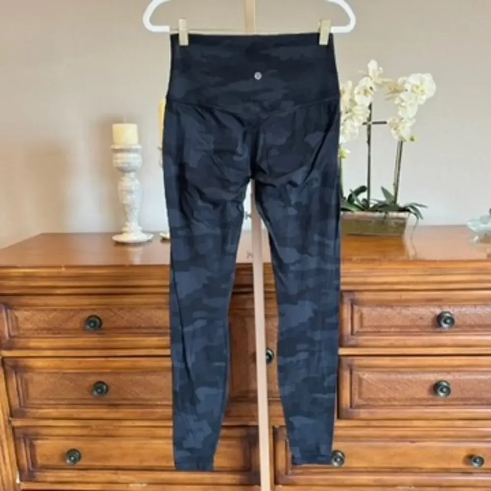 Lululemon Align High-Rise Pant 28 Camo Deep Coal Size 6 - Picture 7 of 9